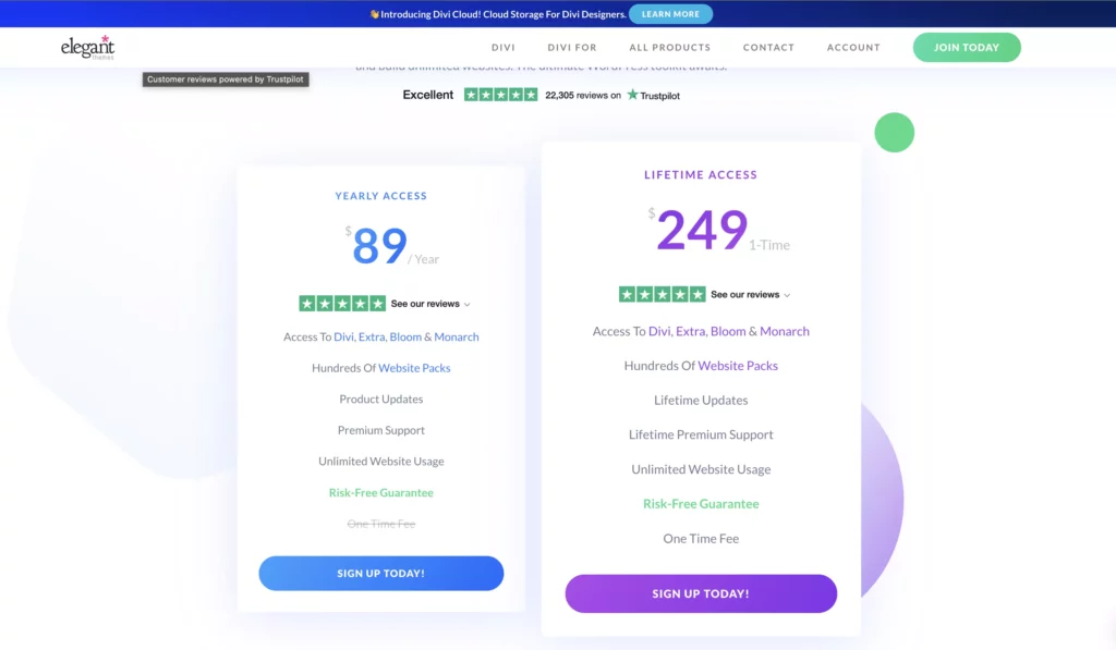 Divi Pricing